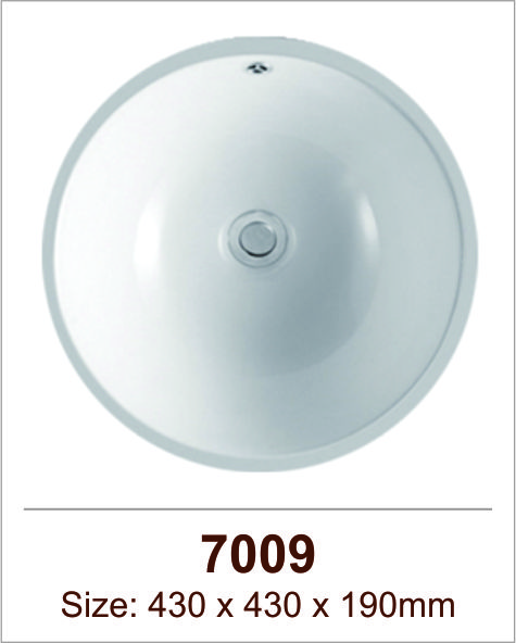 Lavabo sứ âm Việt Mỹ 7009