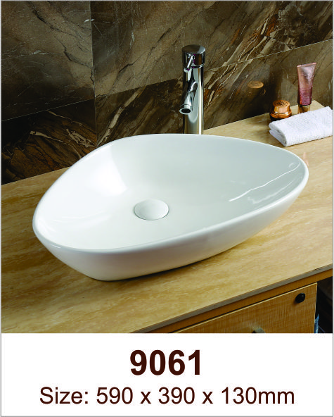 Lavabo sứ nổi Việt Mỹ 9061