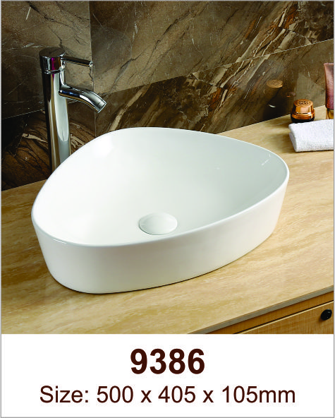 Lavabo sứ nổi Việt Mỹ 9386