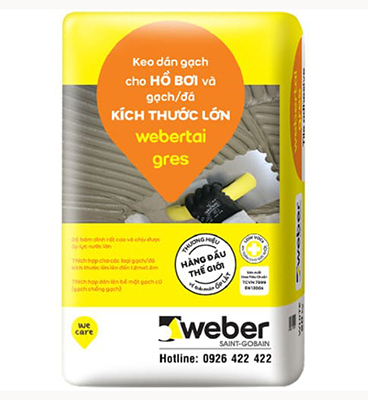 Keo dán gạch Weber Taigres 