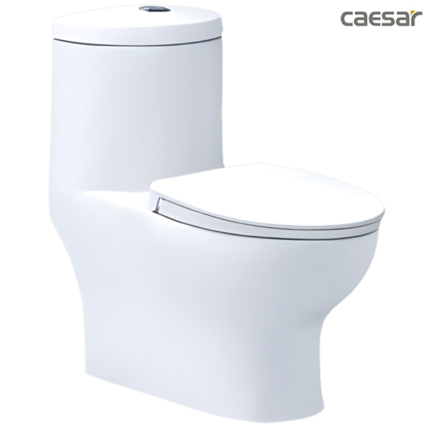 Bồn Cầu CAESAR CD1375 1 Khối