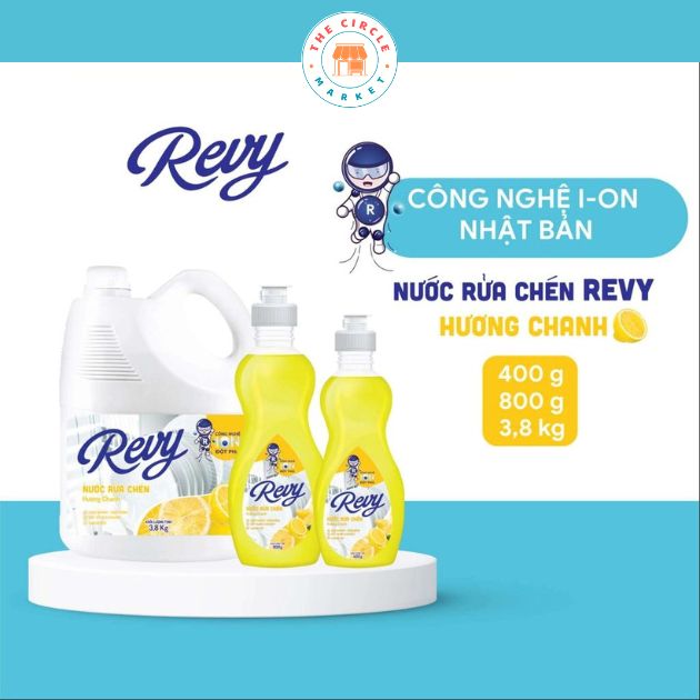 Nước rửa chén Revy hương chanh 20Kg