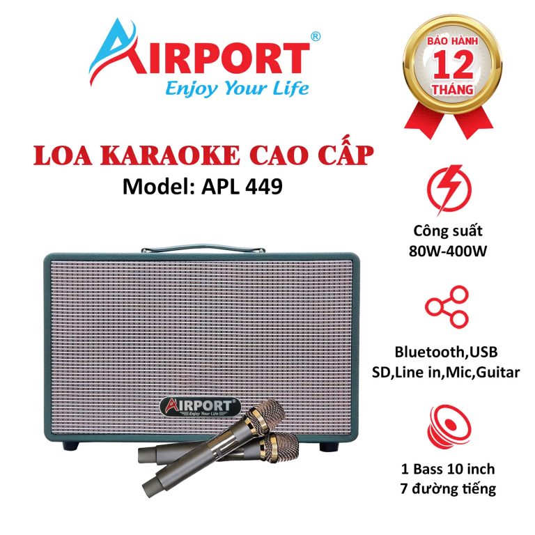 Loa Karaoke Xách Tay Cao Cấp AIRPORT – APL 449