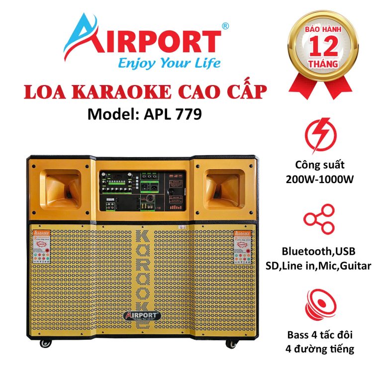 Loa Karaoke Cao Cấp AIRPORT (4 TẤC ĐÔI) – APL 779