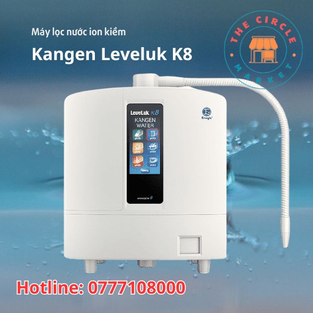 Máy Lọc Nước Ion Kiềm Kangen Leveluk K8 – 10 ngôn ngữ