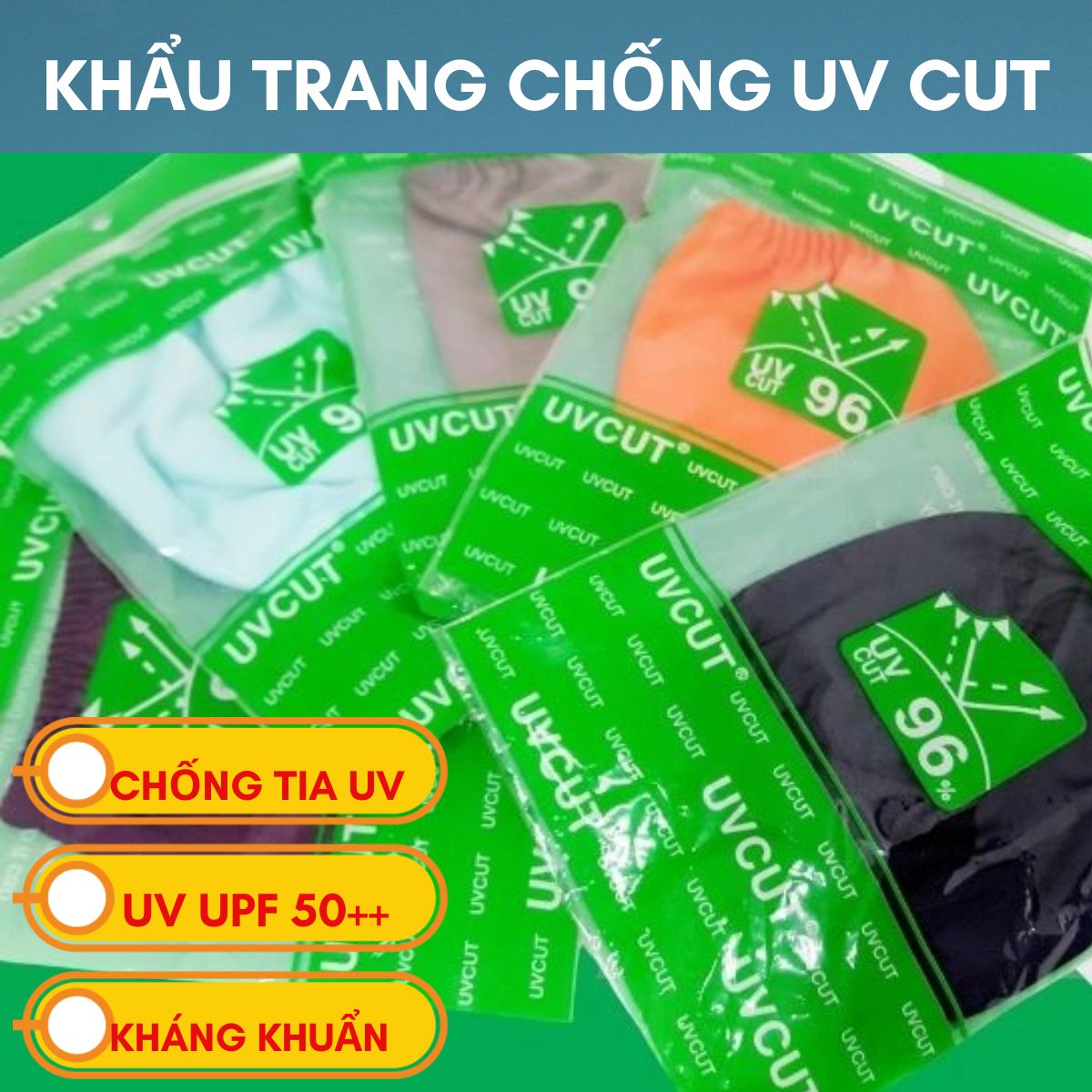 Khẩu Trang Chống Nắng UV CUT Nhật Bản