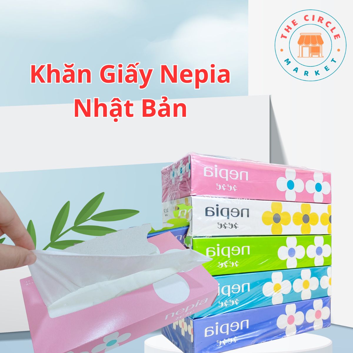 Khăn Giấy Nepia Nhật Bản 1 Hộp Lẻ