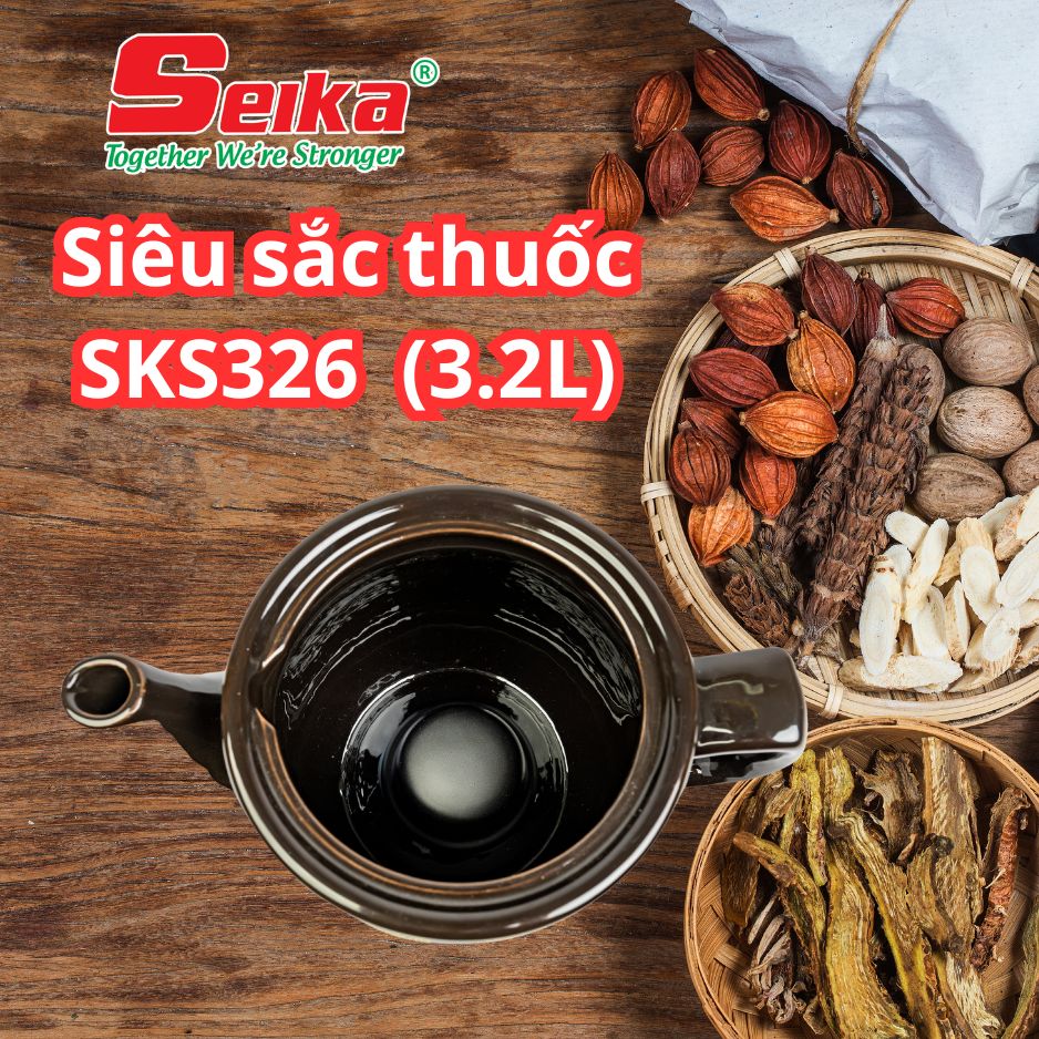 Siêu sắc thuốc cao cấp gốm sứ Bát Tràng 3.2 lít