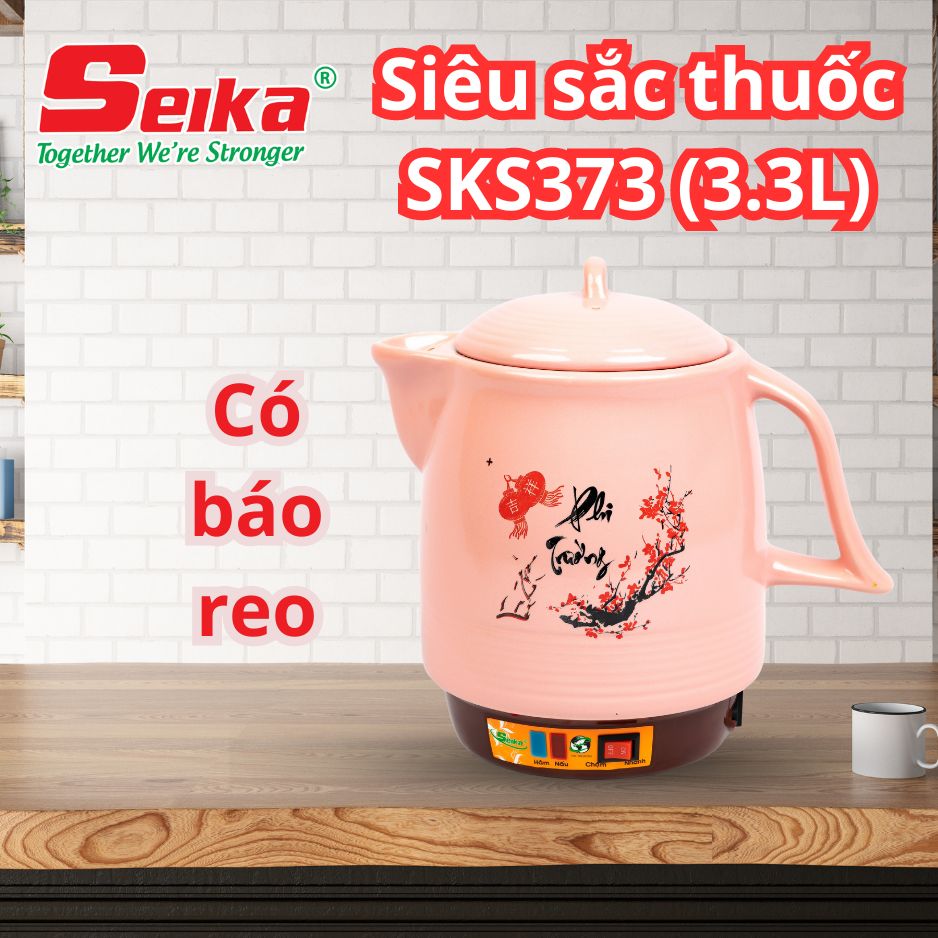 Siêu sắc thuốc cao cấp gốm sứ Bát Tràng 3.3 lít