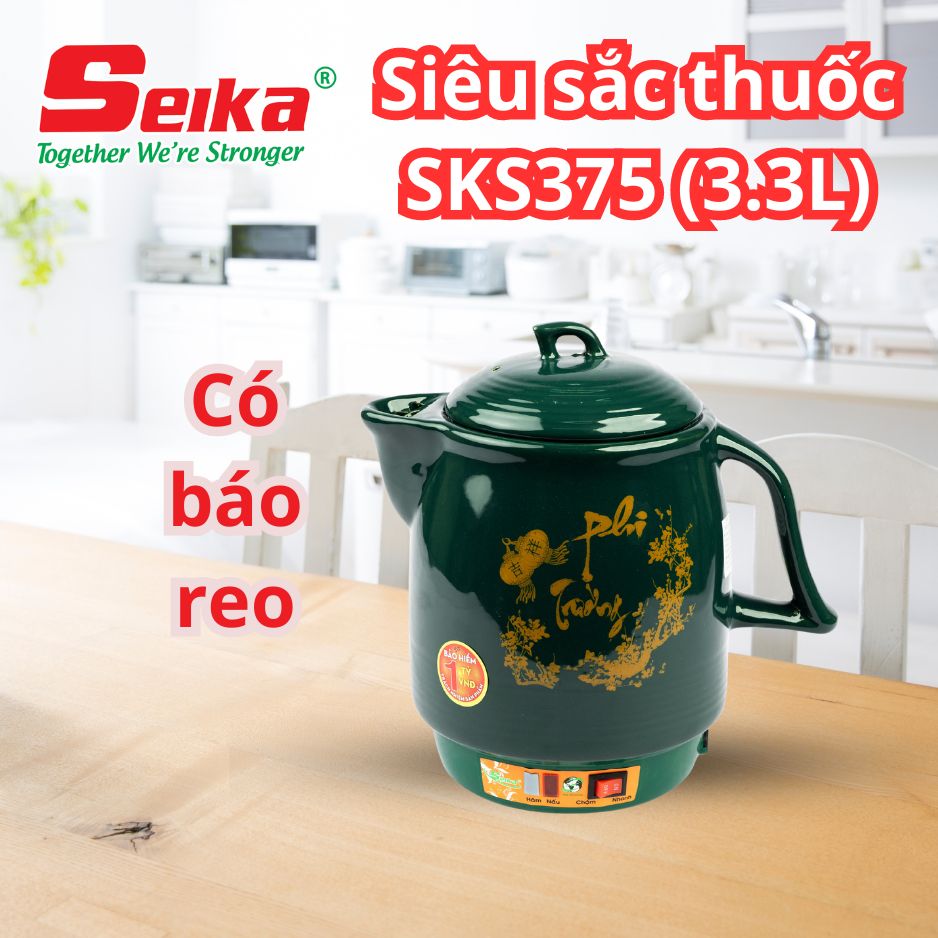 Siêu sắc thuốc cao cấp gốm sứ Bát Tràng 3.3 lít