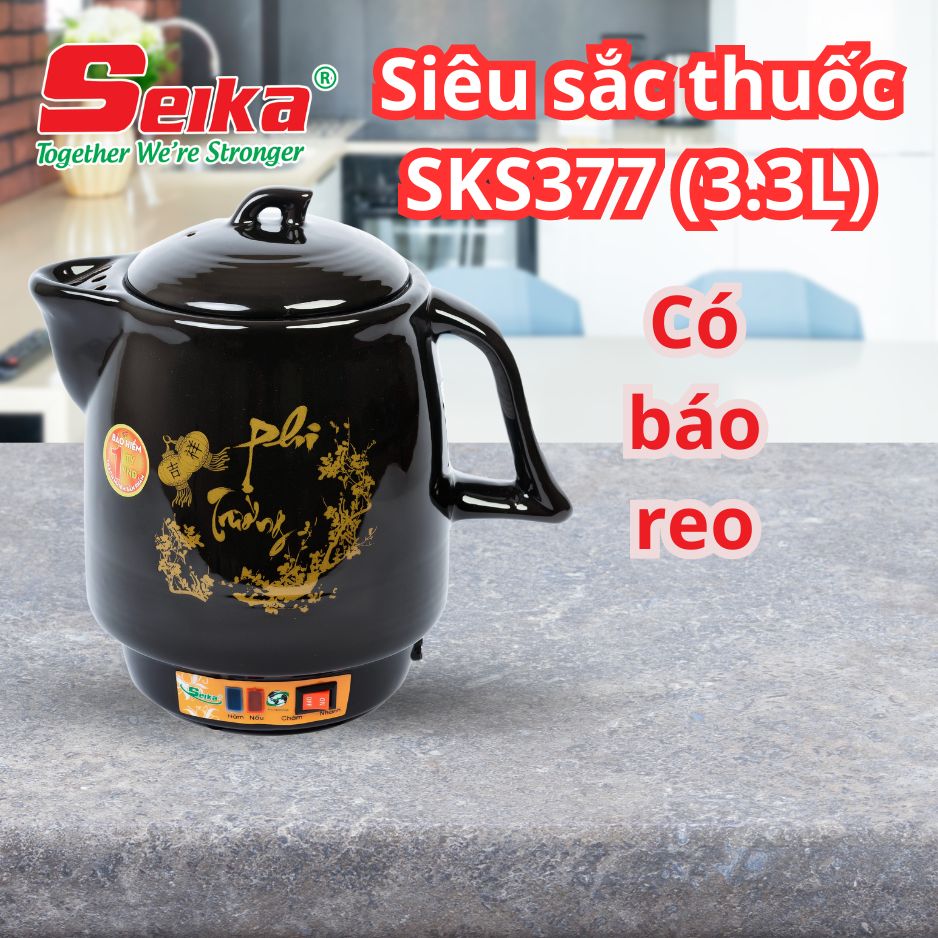 Siêu sắc thuốc cao cấp gốm sứ Bát Tràng 3.3 lít