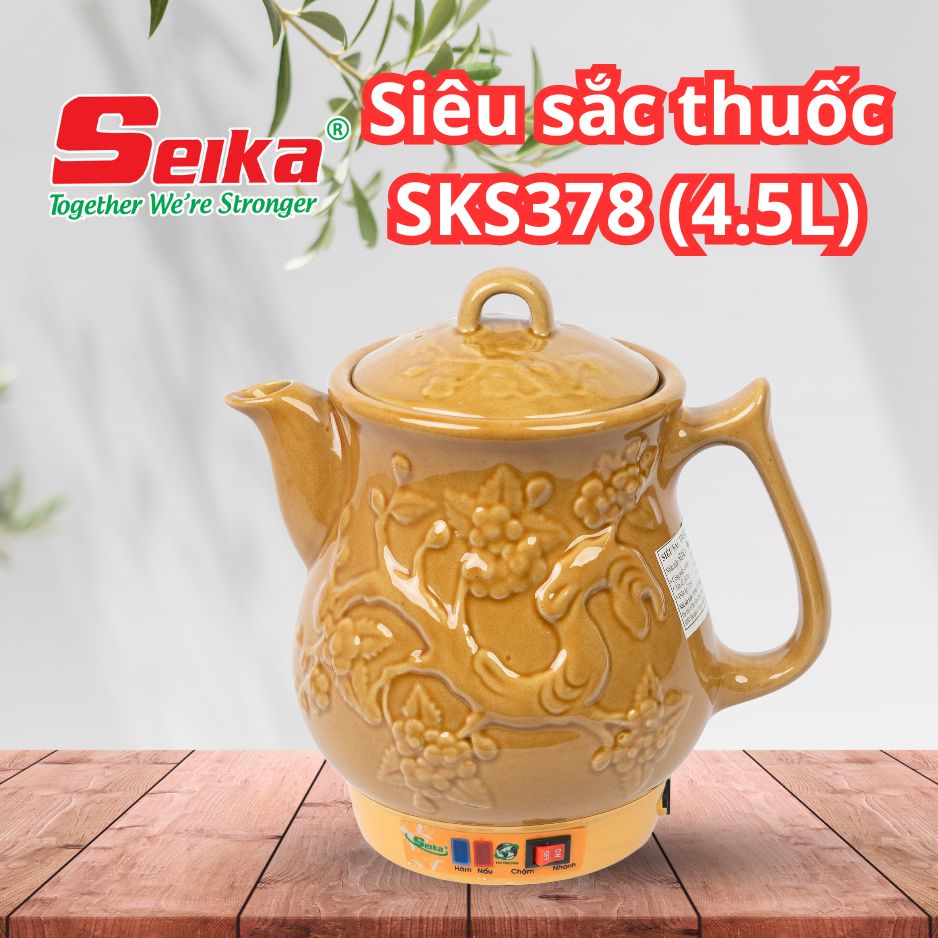 Siêu sắc thuốc cao cấp gốm sứ Bát Tràng 3.3 lít