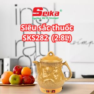 Siêu Sắc Thuốc Seika 2.8L – (Sứ Bát Tràng) SKS282 – Hàng Chính Hãng