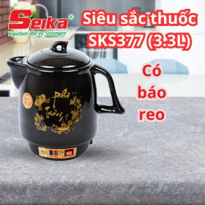 Siêu Sắc Thuốc Seika 3.3L SKS377 (Có báo reo - Sứ Bát Tràng)