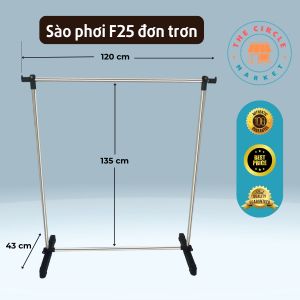 Sào phơi quần áo F25 - đơn trơn