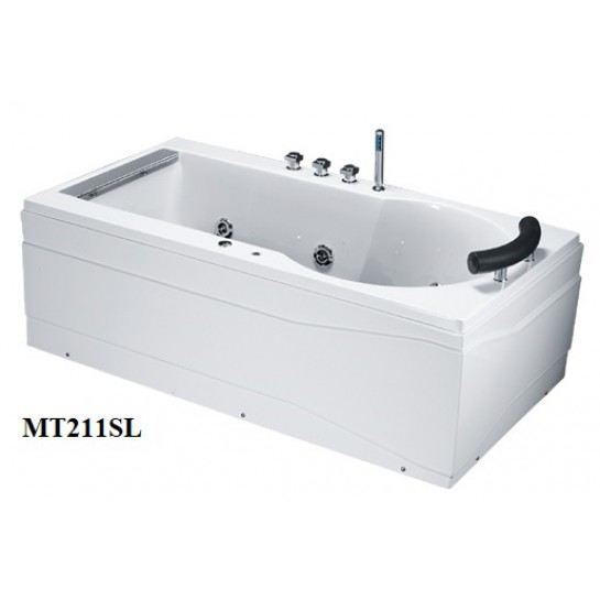 Bồn Tắm CAESAR MT211SL/R Massage Hơi Chân Yếm 1.7M