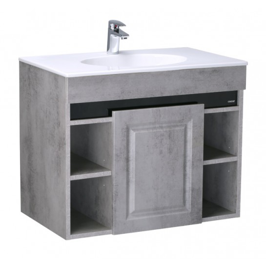 Bộ Tủ Lavabo Caesar LF5026/EH05026ASV Màu Xám Treo Tường