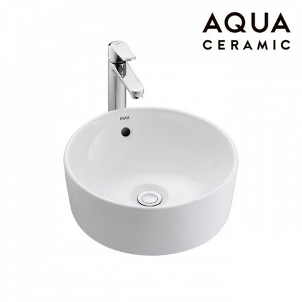 Chậu Rửa Lavabo Inax AL-295V (AL295V) Đặt Bàn Tròn Aqua Ceramic