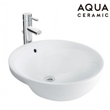 Chậu Rửa Mặt Lavabo Inax AL-333V (AL333V) Bán Âm Aqua Ceramic