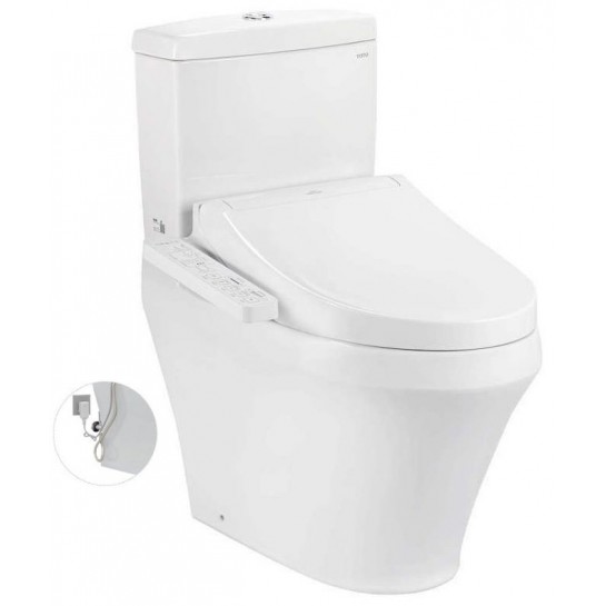 Bồn Cầu Điện Tử TOTO CS945PDW16 Nắp Rửa Washlet Thoát Ngang