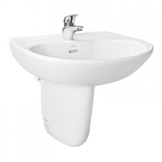 Lavabo TOTO LHT239CR Treo Tường Chân Ngắn