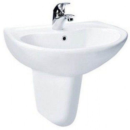 Chậu Lavabo TOTO LHT240CS Treo Tường Chân Ngắn