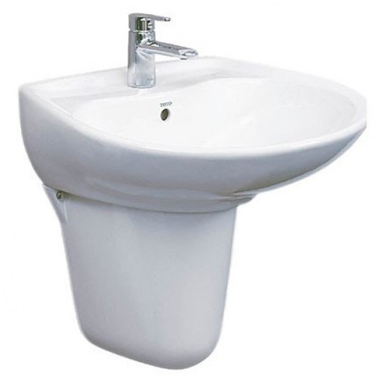 Chậu Lavabo TOTO LHT300CR Treo Tường Chân Ngắn