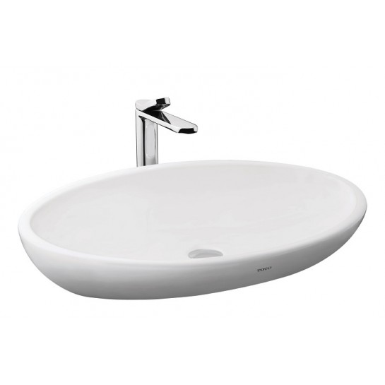 Chậu Rửa Mặt Lavabo TOTO LW818JW/F#W Đặt Bàn