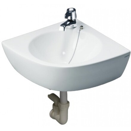 Chậu Rửa Lavabo CAESAR L2014 Góc Treo Tường