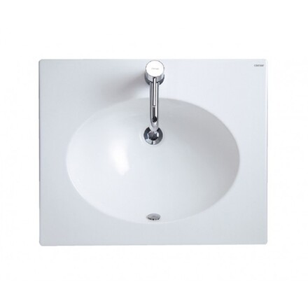 Chậu Rửa Lavabo Liền Bàn CAESAR LF5024