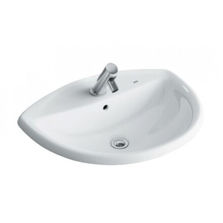 Chậu Rửa Lavabo Inax L-2396V Âm Bàn Dương Vành