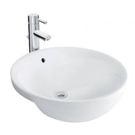 Chậu Rửa Mặt Lavabo Inax L-333V (L333V) Bán Âm Tròn